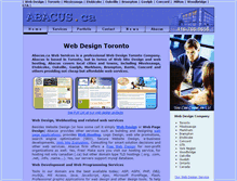 Tablet Screenshot of abacus.ca