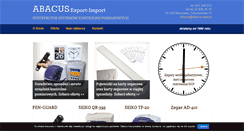 Desktop Screenshot of abacus.waw.pl