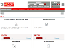 Tablet Screenshot of abacus.cz